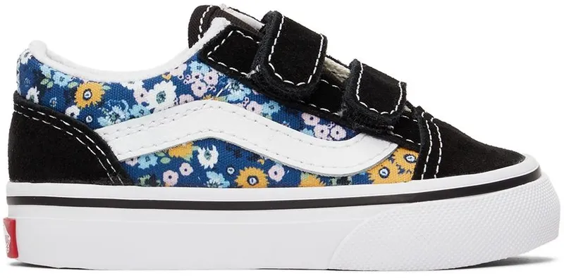 Vans Baby Multicolor Floral Old Skool V Sneakers (VN000D3YFF11)
