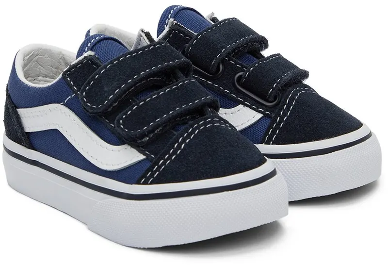 Vans Baby Navy & Blue Old Skool V Sneakers (VN000D3YNVY1)