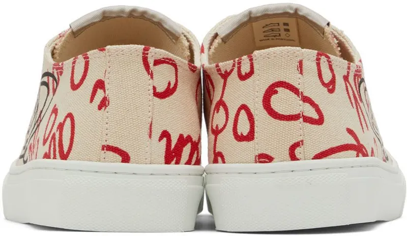 Vivienne Westwood Beige Plimsoll Low-Top Sneakers (75020001M-W0005-)