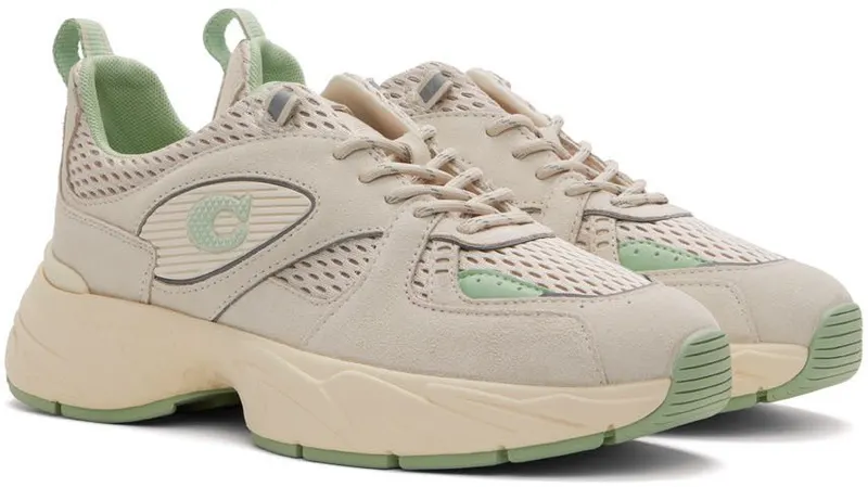 Coach 1941 Beige Tech Sneakers (C9030)