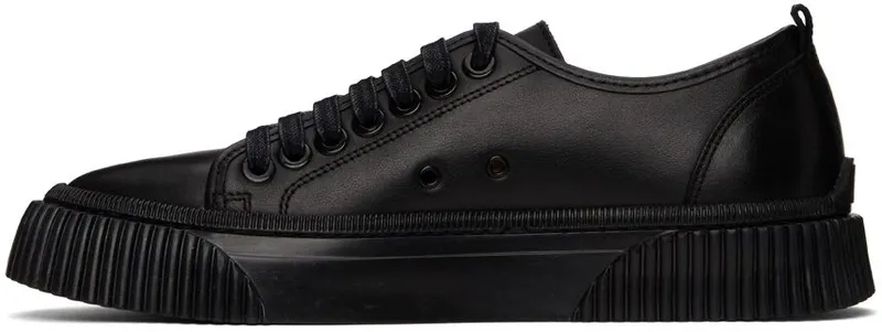 AMI Alexandre Mattiussi Green Canvas Sneakers (USN401.961)