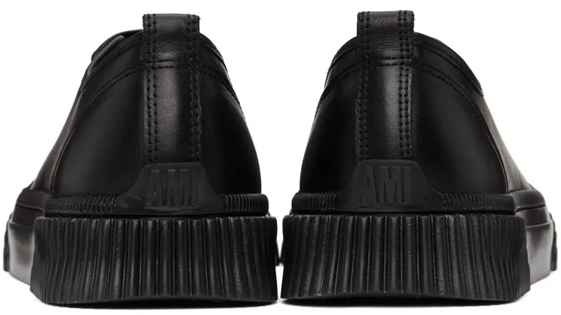 AMI Alexandre Mattiussi Green Canvas Sneakers (USN401.961)