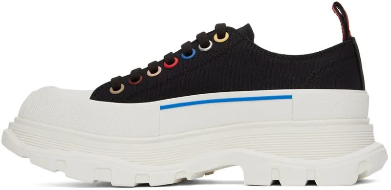 Alexander McQueen Black & Multicolor Treadslick Sneakers (604257W4MVG1522)