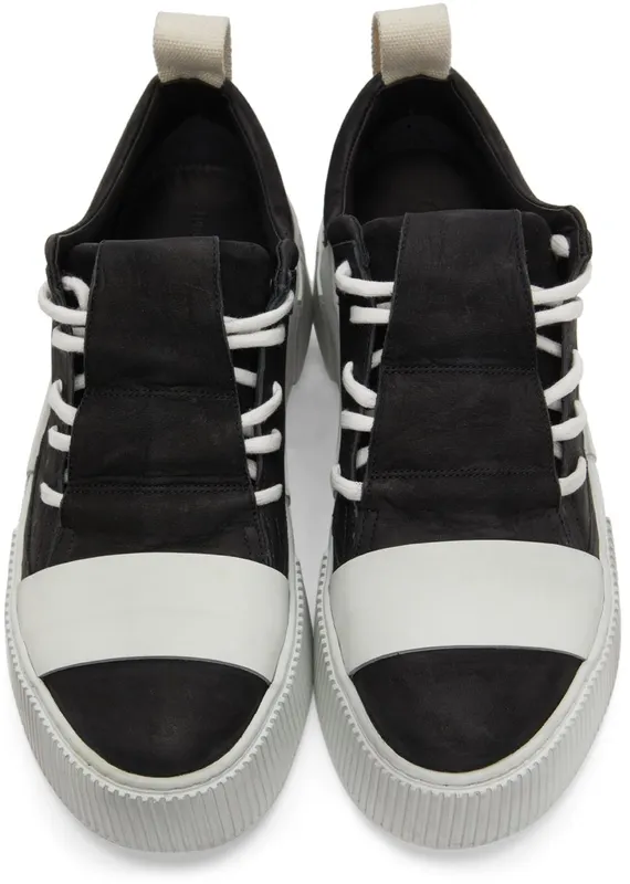 Boris Bidjan Saberi Black & Off-White Suede Bamba 2.1 Sneakers (295-SS2200B2000000SM-0013)