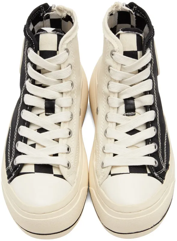 R13 Black & White Kurt Sneakers (R13S5029-S041A)