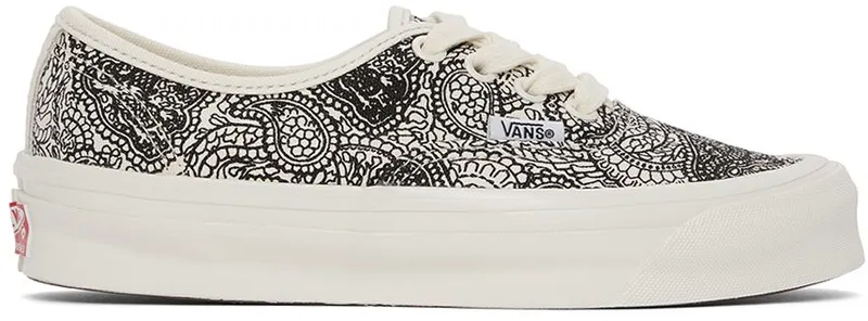 Vans Black & White UA OG Authentic LX Sneakers (VN0A4BV9B4L)