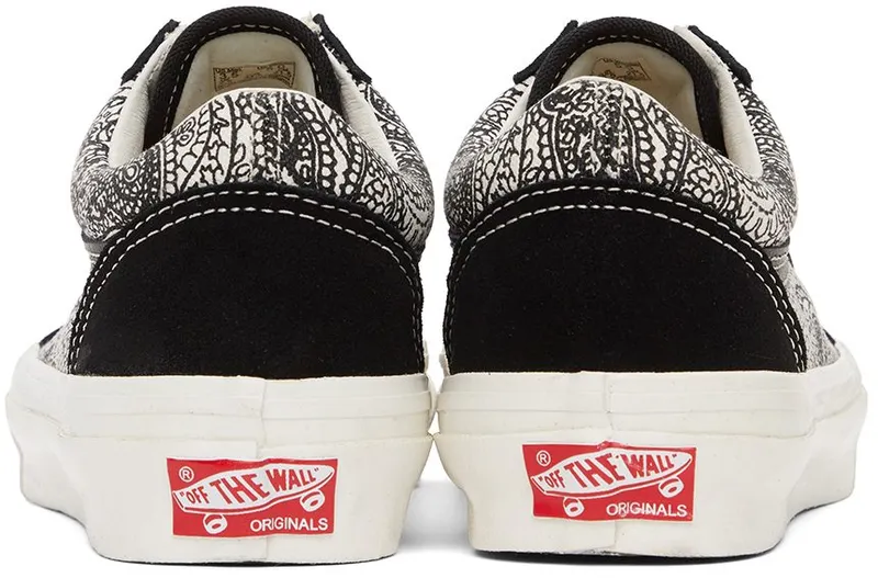 Vans Black & White Vault OG Old Skool LX Low Sneakers (VN0A4P3XB54)