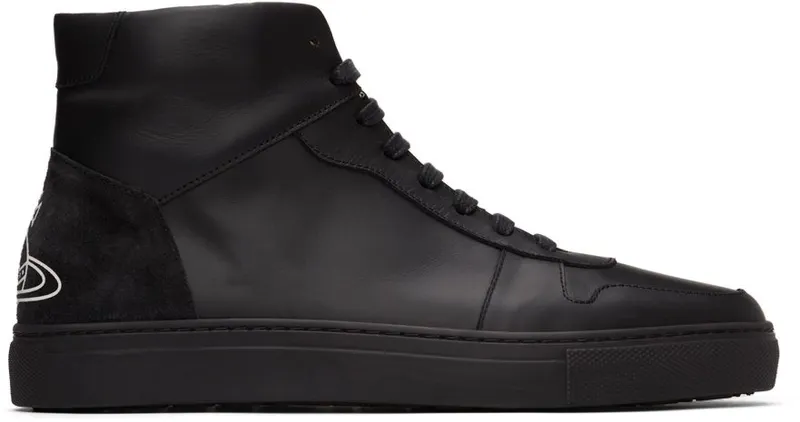 Vivienne Westwood Black Apollo High-Top Sneakers (75010003M-L0005-)