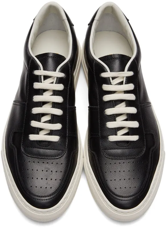 Common Projects Black BBall Summer Edition Low Sneakers (ARTICLE 2329)