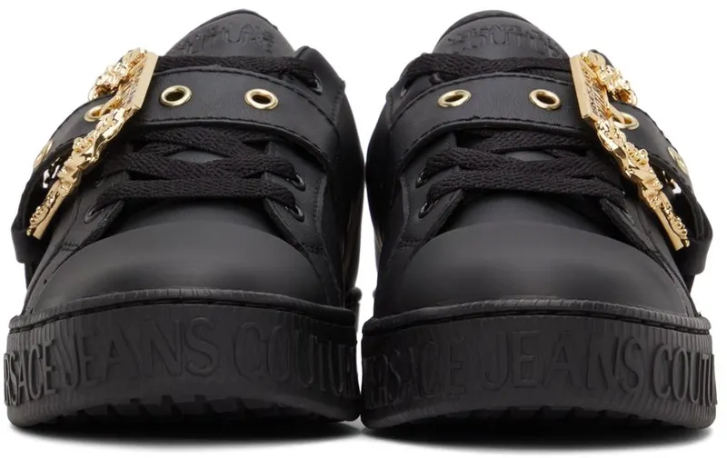 Versace Jeans Couture White Court Low-Top Sneakers (E72VA3SK9EZP008)