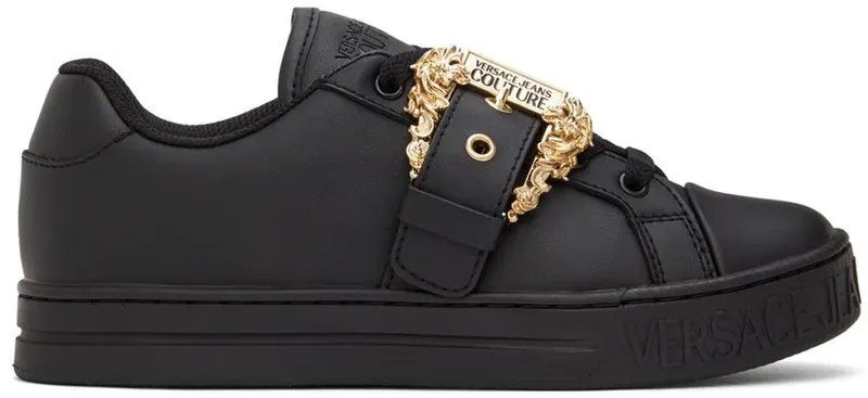 Versace Jeans Couture White Court Low-Top Sneakers (E72VA3SK9EZP008)