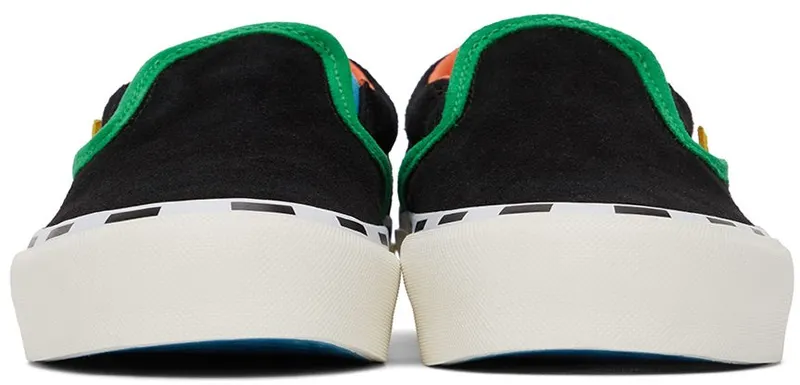 Vans Black Dobale Edition Vault Classic Slip-On Sneakers (VN0A3QXYBC1BOLD)
