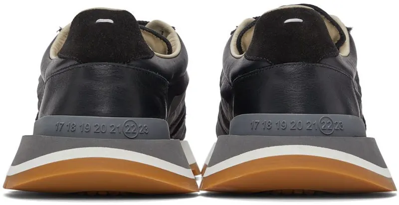 Maison Margiela Black Evolution Running Sneakers (S37WS0575 P4341)