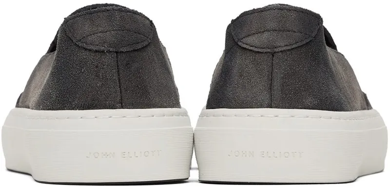 John Elliott Black Haze Slip On Sneakers (J033Q2614A)