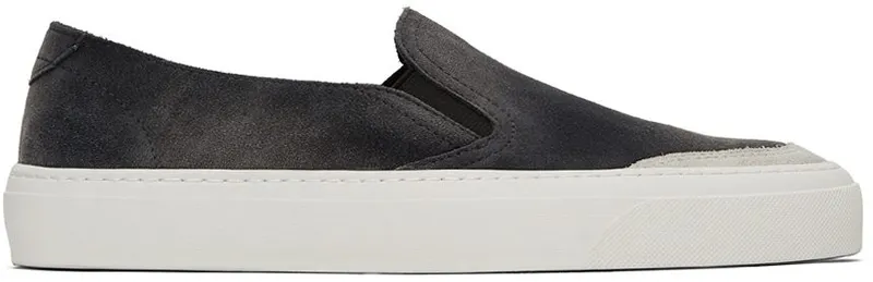 John Elliott Black Haze Slip On Sneakers (J033Q2614A)