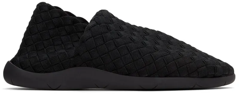 Bottega Veneta Black Intrecciato Sneakers (651271 V0GV0)