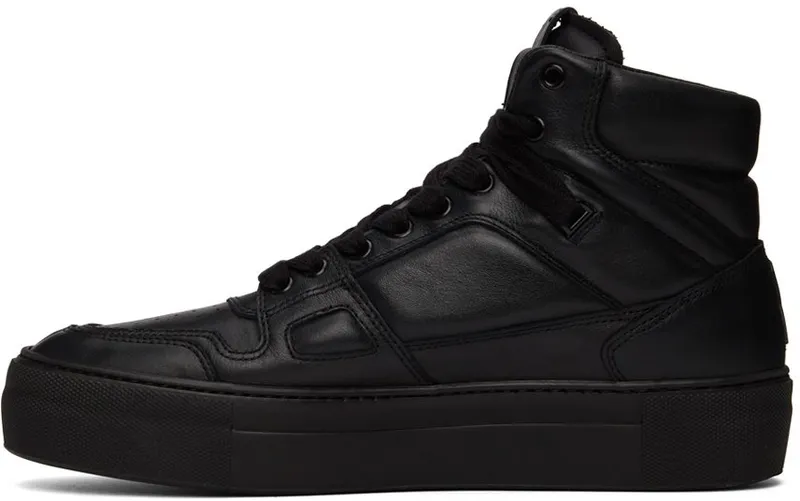 AMI Alexandre Mattiussi White Leather Ami de Cœur High-Top Sneakers (USN415.857)