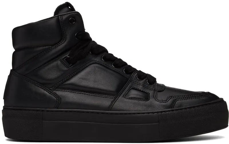 AMI Alexandre Mattiussi White Leather Ami de Cœur High-Top Sneakers (USN415.857)