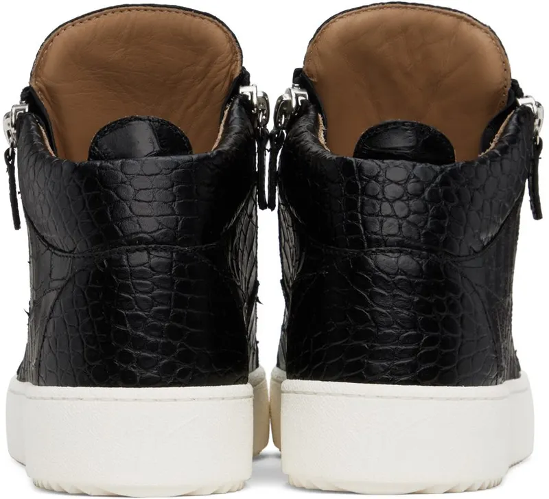 Giuseppe Zanotti Black May London High Sneakers (RU70009-84519)