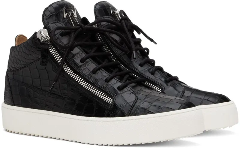 Giuseppe Zanotti Black May London High Sneakers (RU70009-84519)