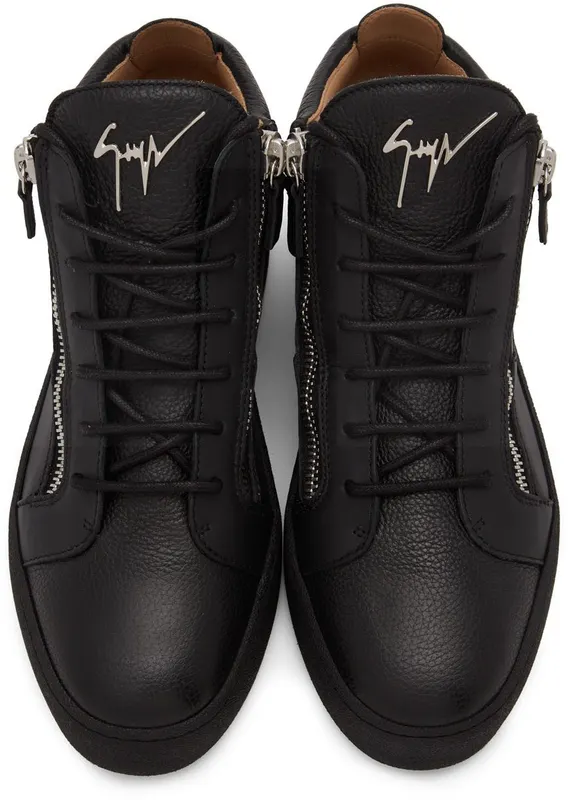 Giuseppe Zanotti Black May London High Sneakers (RU70009-84519)
