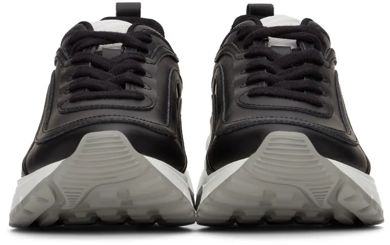 MSGM White Minimal Chunky Sole Sneakers (3240MS202 525)