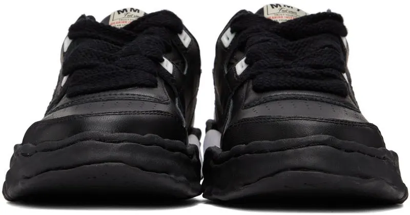 Miharayasuhiro Black OG Sole Leather Parker Sneakers (A08FW702)