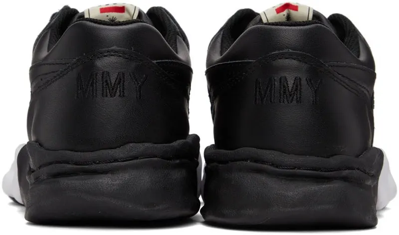 Miharayasuhiro Black OG Sole Leather Parker Sneakers (A08FW702)