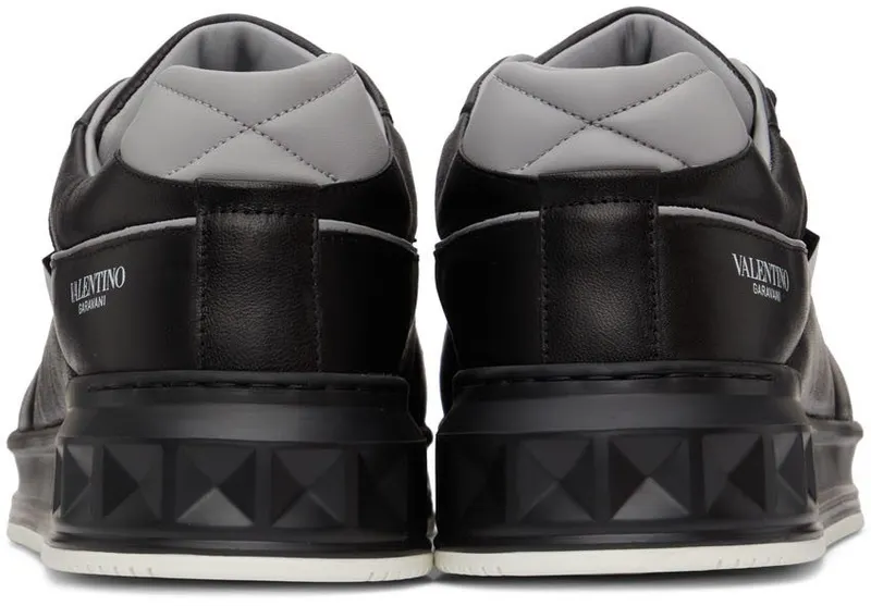 Valentino Garavani White & Green One Stud Sneakers (XY0S0E71NWN)