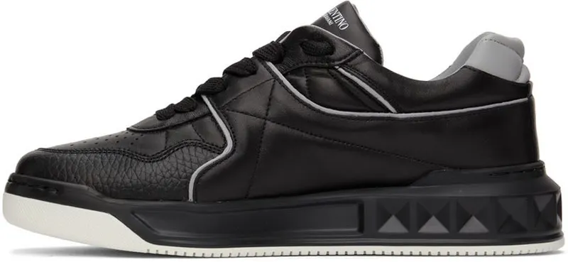 Valentino Garavani White & Green One Stud Sneakers (XY0S0E71NWN)