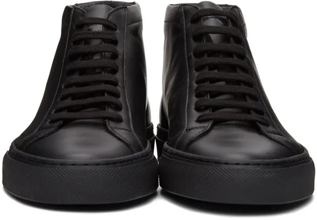 Common Projects Grey Achilles Mid Sneakers (ARTICLE 1529)