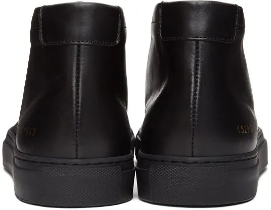 Common Projects Grey Achilles Mid Sneakers (ARTICLE 1529)