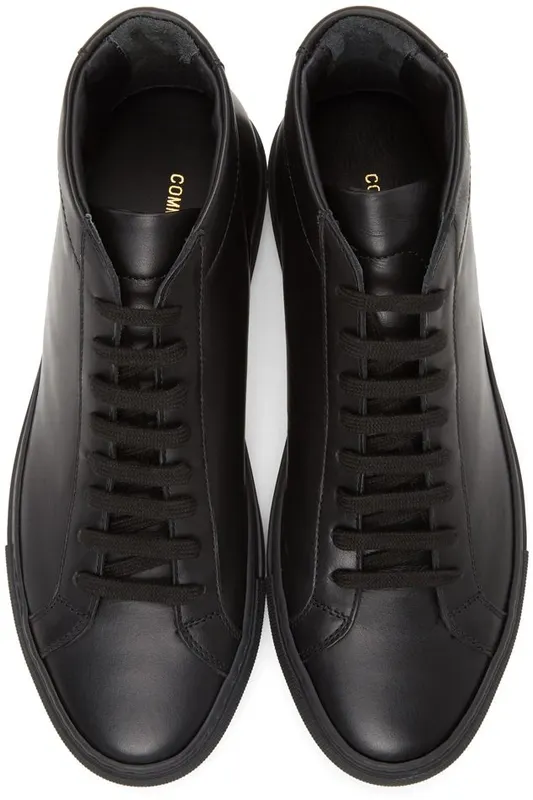 Common Projects Grey Achilles Mid Sneakers (ARTICLE 1529)