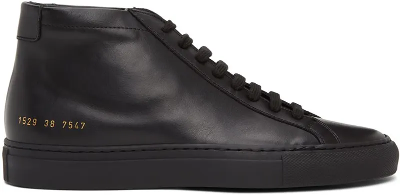 Common Projects Grey Achilles Mid Sneakers (ARTICLE 1529)