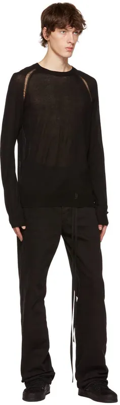 Ann Demeulemeester Black Renee Sneakers (2201-M-N02-285-099)