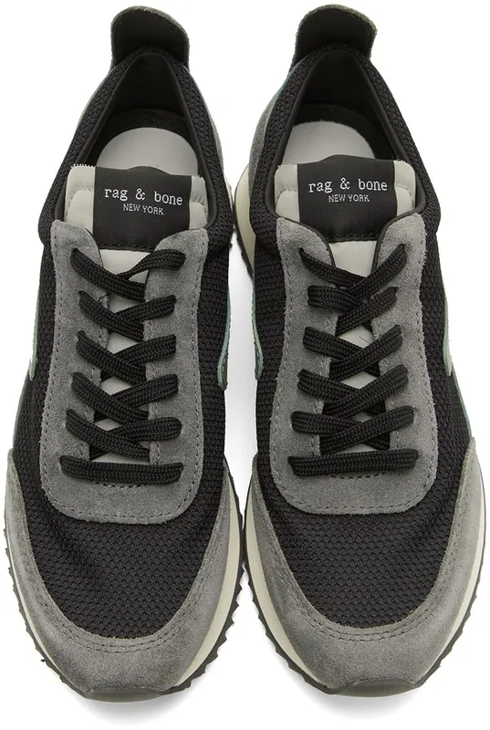 rag & bone Yellow Retro Runner Low-Top Sneakers (WFF22SF0032A3)