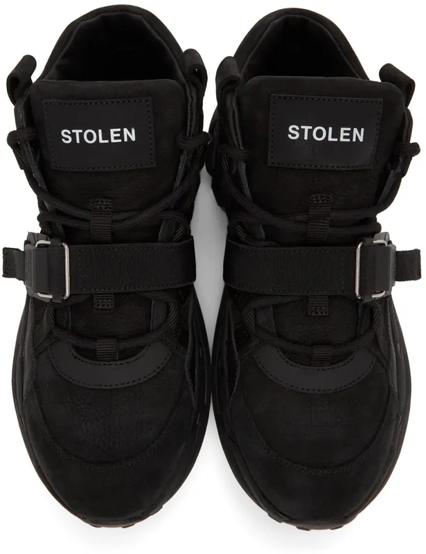 Stolen Girlfriends Club Black Soho-Grit Edition Night Hike High-Top Sneakers (NIGHT HIKE HIGH TOP)