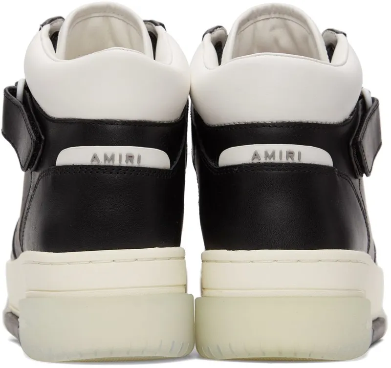 AMIRI White Stadium Mid Sneakers (SS22MFS006)