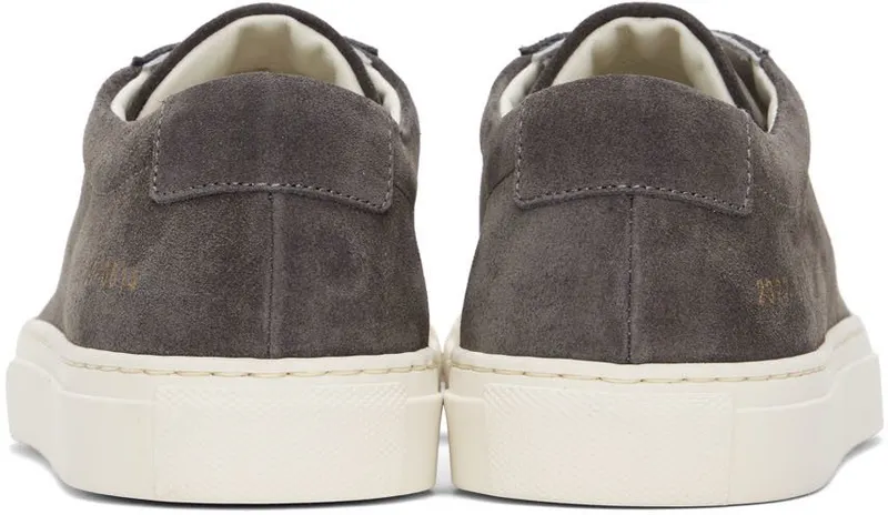 Common Projects Pink Suede Achilles Low Sneakers (ARTICLE 2327)