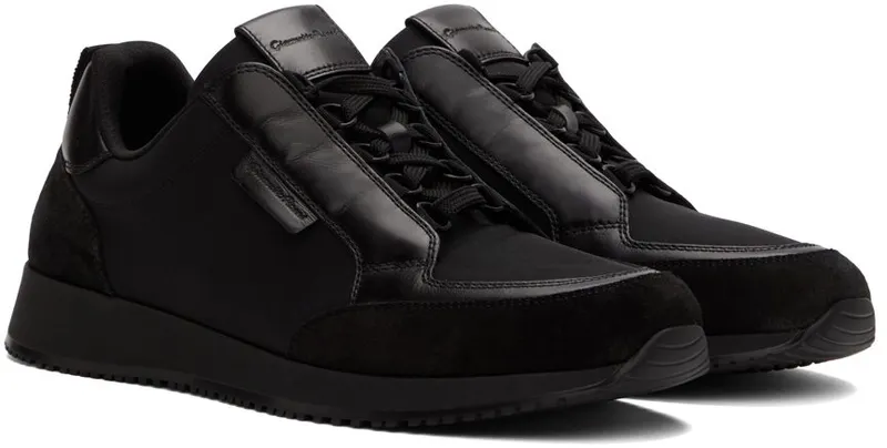 Gianvito Rossi Black Suede Powell Sneakers (S25203-M1BFT-SCD)