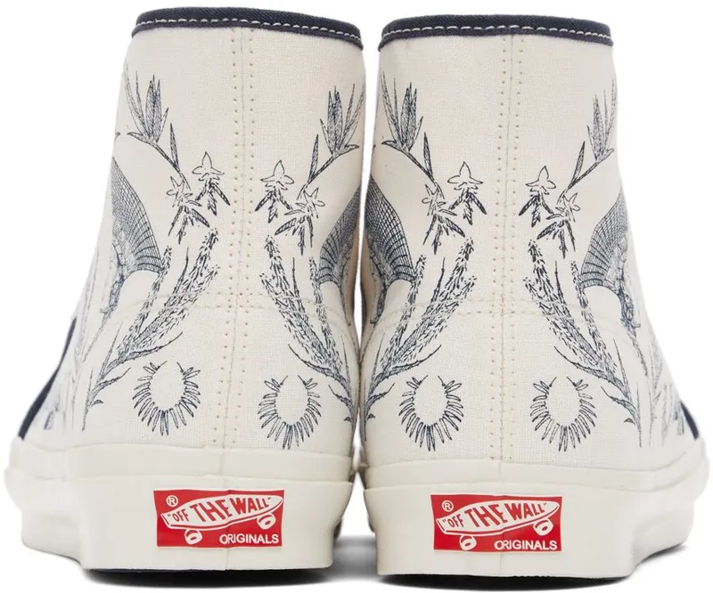 Vans Blue & White Sarah Andelman Edition OG Style 24 Sneakers (VN0000S8DTQ1)