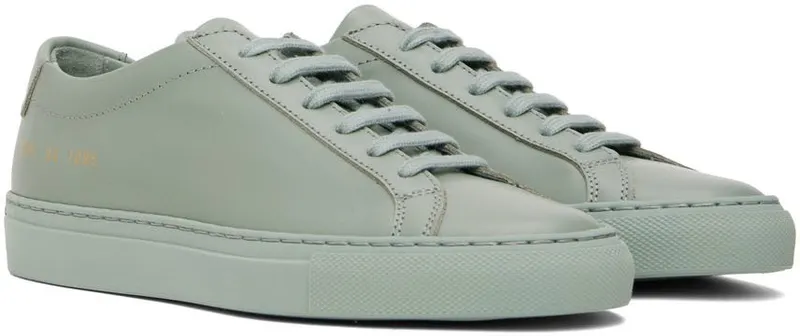 Common Projects White Original Achilles Low Sneakers (3701)