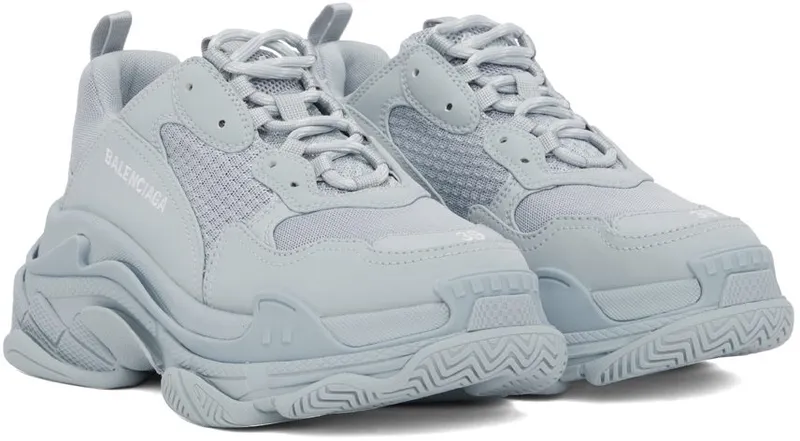 Balenciaga Blue Triple S Sneakers (536737-W2FW1-4700)