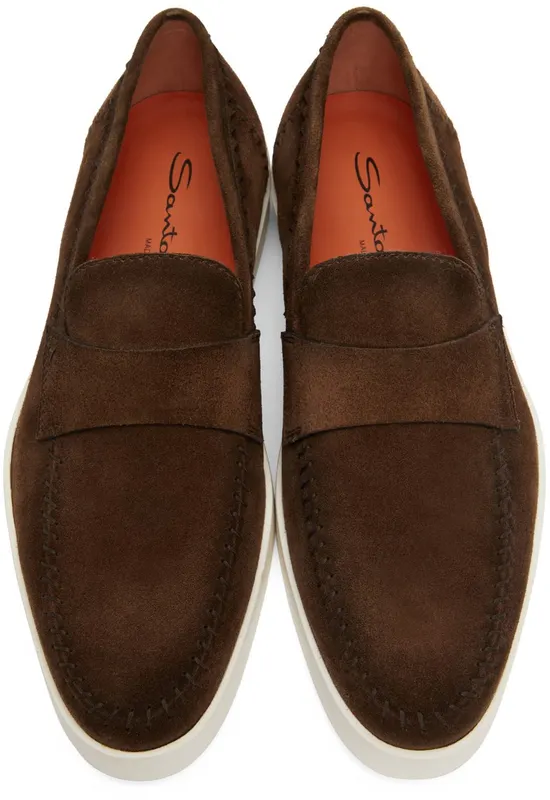 Santoni Brown Dowdy GEXU48 Sneakers (MGAI18087PANBGEXS50)