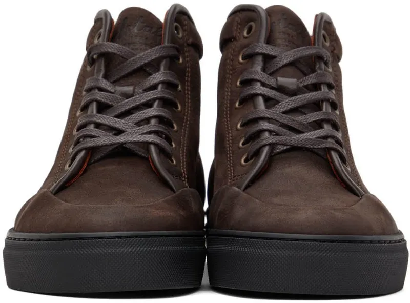 Belstaff Brown Rally High Top Sneakers (10263130)