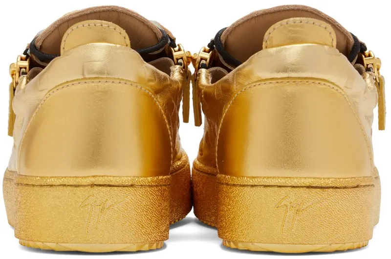 Giuseppe Zanotti Gold Pyramid Frankie Sneakers (RM20059-92334)