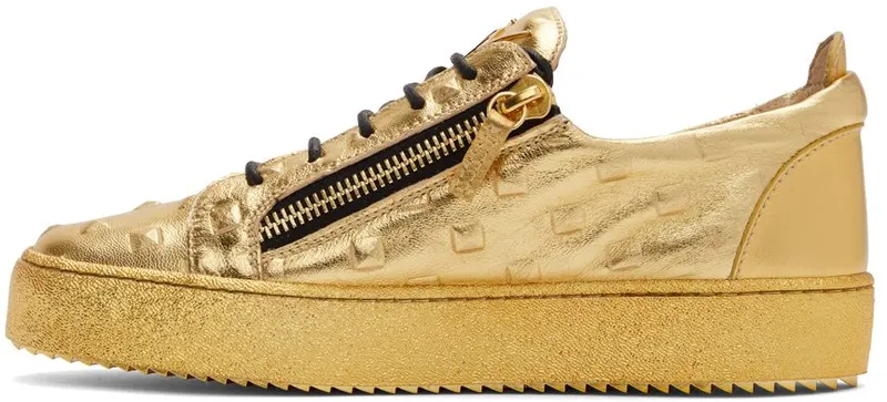 Giuseppe Zanotti Gold Pyramid Frankie Sneakers (RM20059-92334)