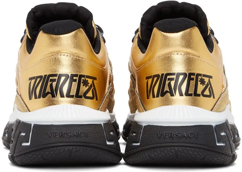 Versace Gold Trigreca Sneakers (DSU8094 1A02748)