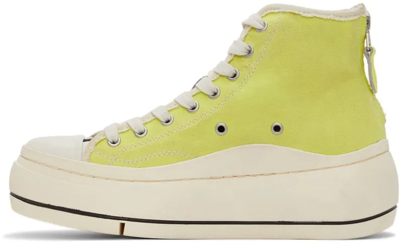 R13 Green Kurt High-Top Sneakers (R13S5029M-S044A)