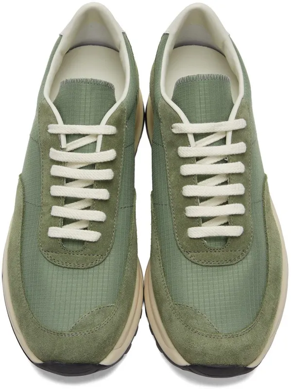 Common Projects Tan Track 80 Low Sneakers (ARTICLE 2331)